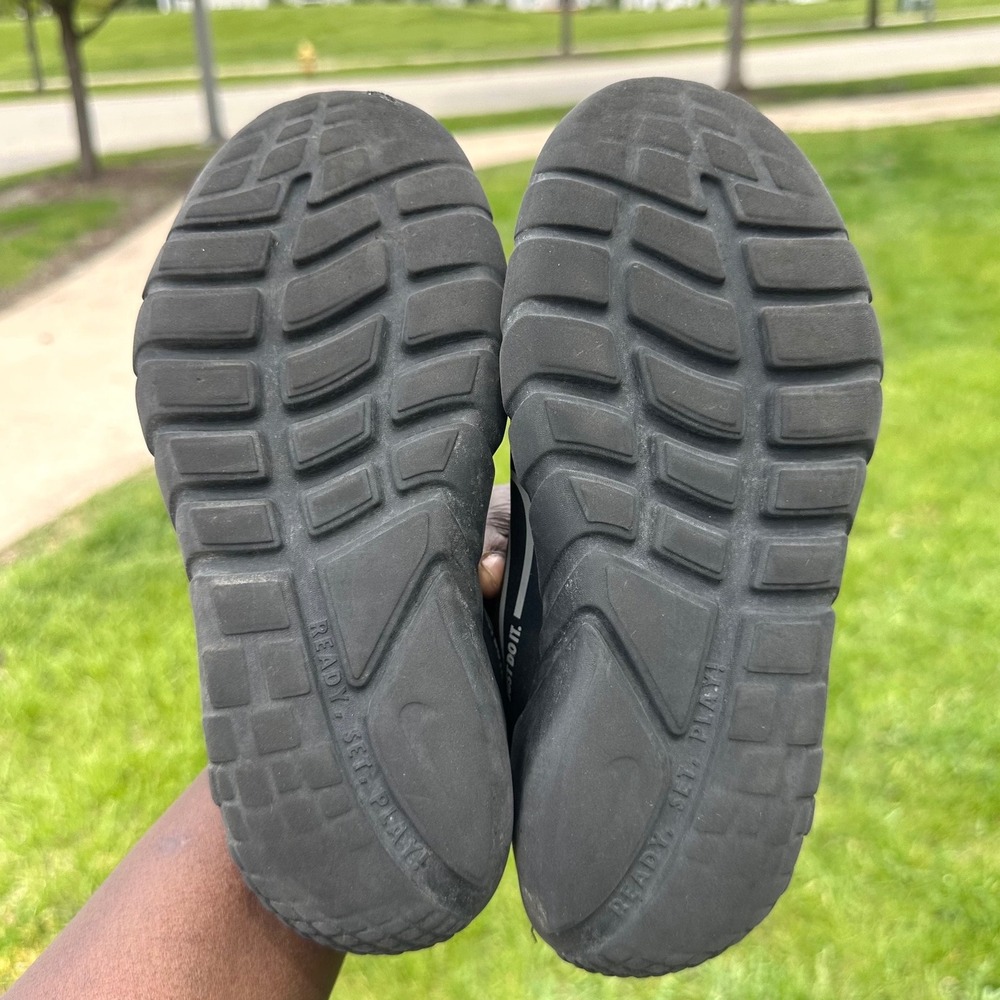 Nike Flex Runner 2 Big Kids' Road Running Shoes Size 4Y Black Sneakers - Picture 6 of 13